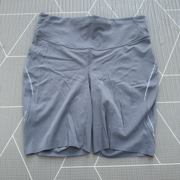 lululemon athletica Pants - Lululemon‎ Base Pace High-Rise Reflective Short 8" Size 12 Gull Grey